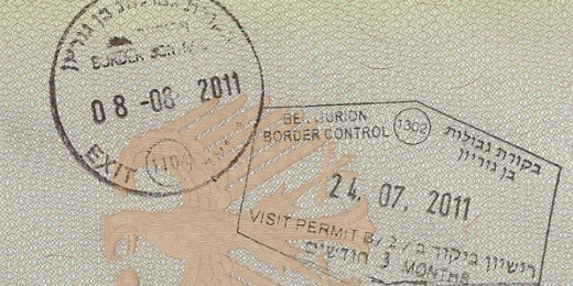 Israel_-_Visa_entry_and_exit_3_months