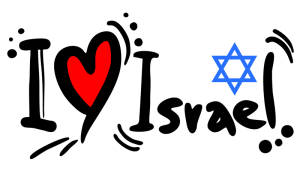 I love Israel con estrella